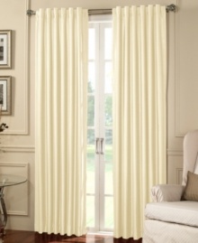 Uptown world. The Chelsea window panel presents a sleek, modern finish to any room. Offering room-darkening efficiency, this panel provides privacy without sacrificing on style. Uptown world. The Chelsea window panel presents a sleek, modern finish to any room. Offering room-darkening efficiency, this panel provides privacy without sacrificing on style.