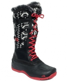 Take on the weather no matter how wet or cold in the sturdy, water-resistant Shellista faux-fur cold weather boots by The North Face. Take on the weather no matter how wet or cold in the sturdy, water-resistant Shellista faux-fur cold weather boots by The North Face.