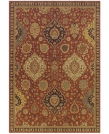 Laden with all the intricate loom-work of an ancient Persian design, the Premier area rug from Dalyn reinvents this beautiful tradition for the Modern home. Made in Egypt of durable polypropylene and shimmering polyester fibers, it provides any room with captivating texture and added dimension. Laden with all the intricate loom-work of an ancient Persian design, the Premier area rug from Dalyn reinvents this beautiful tradition for the Modern home. Made in Egypt of durable polypropylene and shimmering polyester fibers, it provides any room with captivating texture and added dimension.