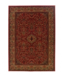 Classic style meets modern technology. Fashioned using the most advanced method available for heat-set polypropylene, the Everest Ardebil collection features an intricate dance of shapes, pattern, burgundies and browns. Super-dense power-loom weave creates a natural appearance without sacrificing the soft luxury finish of hand-woven rugs. One-year limited warranty (defects due to manufacturing). Classic style meets modern technology. Fashioned using the most advanced method available for heat-set polypropylene, the Everest Ardebil collection features an intricate dance of shapes, pattern, burgundies and browns. Super-dense power-loom weave creates a natural appearance without sacrificing the soft luxury finish of hand-woven rugs. One-year limited warranty (defects due to manufacturing).