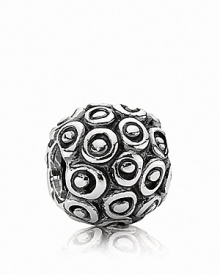 This sterling silver PANDORA charm features an organic, abstract design to complement any collection. This sterling silver PANDORA charm features an organic, abstract design to complement any collection.