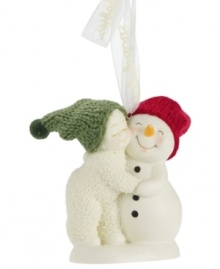 A lovable little Snowbaby and frosty snowman friend exude happiness and joy with sweet smiles upon their faces as they share a holiday hug. Crafted of pure porcelain bisque from Department 56. A lovable little Snowbaby and frosty snowman friend exude happiness and joy with sweet smiles upon their faces as they share a holiday hug. Crafted of pure porcelain bisque from Department 56.