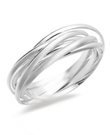 Perfect for pairing. Style&co.'s set of six shiny bangles creates a lovely layered look. Crafted in silver tone mixed metal. Approximate diameter: 2-1/2 inches. Perfect for pairing. Style&co.'s set of six shiny bangles creates a lovely layered look. Crafted in silver tone mixed metal. Approximate diameter: 2-1/2 inches.