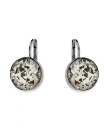 Good things come in small packages! They may be petite, but Swarovski's Bella round crystal earrings make a big impact whenever you wear them. Crafted in ruthenium tone mixed metal. Approximate diameter: 1 inch. Good things come in small packages! They may be petite, but Swarovski's Bella round crystal earrings make a big impact whenever you wear them. Crafted in ruthenium tone mixed metal. Approximate diameter: 1 inch.