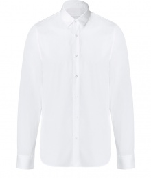 Update your workweek staples with this stylish button-down from Jil Sander - Spread collar, front button placket, long sleeves, curved hem - Slim fit - Pair with jeans, trousers, chinos, or cords Update your workweek staples with this stylish button-down from Jil Sander - Spread collar, front button placket, long sleeves, curved hem - Slim fit - Pair with jeans, trousers, chinos, or cords