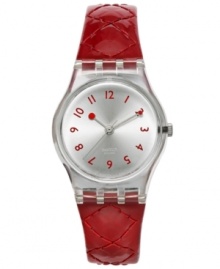 A deliciously colored Strawberry Jam collection watch from the always-fresh Swatch. A deliciously colored Strawberry Jam collection watch from the always-fresh Swatch.
