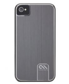The meticulously designed and crafted brushed aluminum iPhone 4 / 4S case from Case Mate sets a new standard. Reflecting a high attention-to-detail, the genuine brushed aluminum case makes a solid statement. The meticulously designed and crafted brushed aluminum iPhone 4 / 4S case from Case Mate sets a new standard. Reflecting a high attention-to-detail, the genuine brushed aluminum case makes a solid statement.