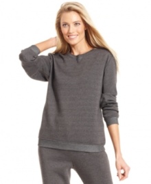 Make yourself comfortable in Karen Scott's nicely priced fleece top. Pair it with anything from lounge pants to jeans for weekend-chic style. Make yourself comfortable in Karen Scott's nicely priced fleece top. Pair it with anything from lounge pants to jeans for weekend-chic style.