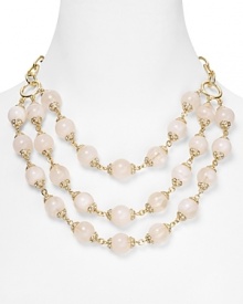 Bold jewels are big news, so work the look into your rotation with this delicately colored necklace from Aqua. This May, $8 from the sale of each necklace goes to support The Joyful Heart Foundation. Founded by Mariska Hargitay, the foundation aims to aid and empower victims of domestic abuse. Bold jewels are big news, so work the look into your rotation with this delicately colored necklace from Aqua. This May, $8 from the sale of each necklace goes to support The Joyful Heart Foundation. Founded by Mariska Hargitay, the foundation aims to aid and empower victims of domestic abuse.
