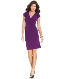 London Times' petite tiered dress is a versatile pick that works for almost any occasion, from business lunch to evening celebration. Wear with simple accessories or brilliant baubles to help tailor it to your event. London Times' petite tiered dress is a versatile pick that works for almost any occasion, from business lunch to evening celebration. Wear with simple accessories or brilliant baubles to help tailor it to your event.