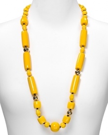 Channel mod sixties style with kate spade new york's enamel bead necklace in punch primary colors. Channel mod sixties style with kate spade new york's enamel bead necklace in punch primary colors.