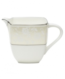 Set the table for romance with this refined collection from Mikasa. The Venetian Lace pattern features a delicate raised lace design accented by lustrous platinum banding. Inspired by the world's best lace makers, this collection brings an elegant air to any formal affair. Set the table for romance with this refined collection from Mikasa. The Venetian Lace pattern features a delicate raised lace design accented by lustrous platinum banding. Inspired by the world's best lace makers, this collection brings an elegant air to any formal affair.