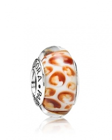 A dramatic python-print design infuses your collection with a touch of the wild. Logo-engraved sterling silver trim displays the PANDORA signature. A dramatic python-print design infuses your collection with a touch of the wild. Logo-engraved sterling silver trim displays the PANDORA signature.