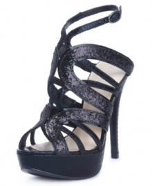 Glitter away, girl! GUESS's Katura platform dress sandals are an easy choice for those nights when you really want to make some memories. (Clearance) Glitter away, girl! GUESS's Katura platform dress sandals are an easy choice for those nights when you really want to make some memories. (Clearance)