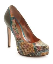 Get to the point with BCBGeneration's Paeyton pumps. With a sleek upper, they feature an almond-toe silhouette, hidden platform and high covered heel. Get to the point with BCBGeneration's Paeyton pumps. With a sleek upper, they feature an almond-toe silhouette, hidden platform and high covered heel.