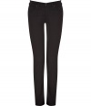 Classic chic meets downtown cool with Seven stalwart the Roxanne - A must in basic black - Skinny, curve-hugging low rise cut - Zip fly, belt loops and button closure - Pockets sit slightly lower at back, lifting and flattering the rear - An ultra-versatile style perfect for pairing with everything from a blazer, t-shirt and pumps to a simple tank, denim jacket and leather sandals