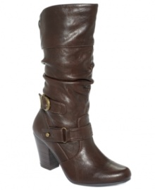 The pleated shaft of White Mountain's Ginger boots makes this extremely walkable style even more alluring. The pleated shaft of White Mountain's Ginger boots makes this extremely walkable style even more alluring.