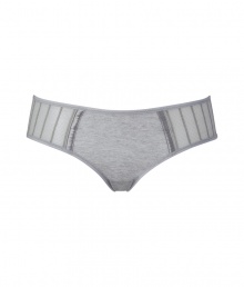Sweet heather grey jersey panty - These casual panties are perfect for everyday wear - Comfortable fit with an adorable classic cut - Perfect under any outfit - Made by high-end intimate apparel brand Kiki de Montparnasse Sweet heather grey jersey panty - These casual panties are perfect for everyday wear - Comfortable fit with an adorable classic cut - Perfect under any outfit - Made by high-end intimate apparel brand Kiki de Montparnasse