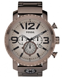 Send your style in a new direction with this chronograph Gage collection timepiece with an added compass from Fossil.