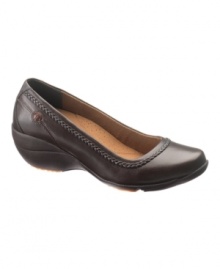 Incite a comfort revolution! These versatile flats by Hush Puppies blend fashion-forward sensibility with casual comfort and feature a supportive flex sole. Incite a comfort revolution! These versatile flats by Hush Puppies blend fashion-forward sensibility with casual comfort and feature a supportive flex sole.