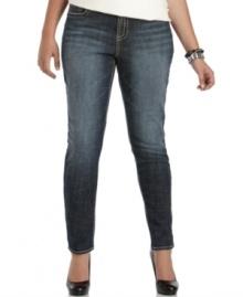 Score an on-trend look with Hydraulic's plus size jeans, outlined by a skinny design-- pair them with the season's coolest tops. Score an on-trend look with Hydraulic's plus size jeans, outlined by a skinny design-- pair them with the season's coolest tops.