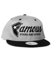 Now you're set. Top off your look with this snap-back hat from Famous Stars & Straps. Now you're set. Top off your look with this snap-back hat from Famous Stars & Straps.