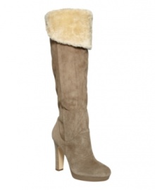 Get over-the-top style with the over-the-knee silhouette of the Zima boots by INC International Concepts. A plush faux fur cuff takes the look one step further. Get over-the-top style with the over-the-knee silhouette of the Zima boots by INC International Concepts. A plush faux fur cuff takes the look one step further.