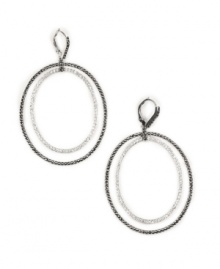 Let fashion come full circle with these chic drops by Judith Jack. Earrings feature two sparkling circles decorated with crystals and marcasite, set in sterling silver. Approximate drop: 2 inches. Let fashion come full circle with these chic drops by Judith Jack. Earrings feature two sparkling circles decorated with crystals and marcasite, set in sterling silver. Approximate drop: 2 inches.