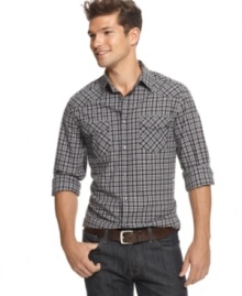 Southwestern style. This shirt from Kenneth Cole makes your summer style shine. Southwestern style. This shirt from Kenneth Cole makes your summer style shine.