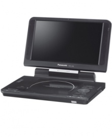 The Panasonic DVD-LS92 Portable DVD Player provides a high-quality LCD screen in a compact design. Enjoy extended viewing without recharging with the 11-Hour long-life battery. The large 9 widescreen display pivots for free-style viewing so you can adjust the position for optimum comfort and image quality. The Panasonic DVD-LS92 Portable DVD Player provides a high-quality LCD screen in a compact design. Enjoy extended viewing without recharging with the 11-Hour long-life battery. The large 9 widescreen display pivots for free-style viewing so you can adjust the position for optimum comfort and image quality.