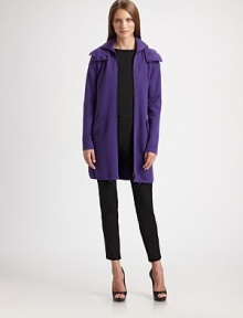 A classic five-pocket style, tailored in a cropped silhouette and accented with a signature Punto dot patch.Self waistband with belt loopsZip flyFive-pocket styleBack Punto dot patchFully linedInseam, about 26Viscose/polyamide/elastaneDry cleanImported of Italian fabricModel shown is 5'10 (177cm) wearing US size 4. 