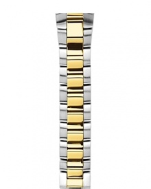 Two-tone stainless steel watch strap fits size 3, 9 & 23 Philip Stein watch heads. Two-tone stainless steel watch strap fits size 3, 9 & 23 Philip Stein watch heads.