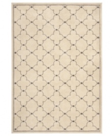 A classic Indian ogee design is brought to life in lush hues of ivory and grey in this Zanzibar area rug from Sphinx. Its streamlined, low-cut pile and durable construction offer a handsome, lasting finish to any room. (Clearance) A classic Indian ogee design is brought to life in lush hues of ivory and grey in this Zanzibar area rug from Sphinx. Its streamlined, low-cut pile and durable construction offer a handsome, lasting finish to any room. (Clearance)