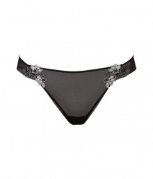 Luxurious string in a fine synthetic blend - elegant in black and ecru - particularly comfortable thanks to the stretch content - fashionable, sits on your hip with a moderately wide waistband - posh lace insert - perfect, snug fit - stylish, sexy, seductive - fits under (almost) all outfits Luxurious string in a fine synthetic blend - elegant in black and ecru - particularly comfortable thanks to the stretch content - fashionable, sits on your hip with a moderately wide waistband - posh lace insert - perfect, snug fit - stylish, sexy, seductive - fits under (almost) all outfits