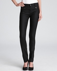 One of denim's greatest hits, these Bloomingdale's Exclusive Gerard Darel jeans get remixed with a waxy finish and zip pockets for a cool new attitude. One of denim's greatest hits, these Bloomingdale's Exclusive Gerard Darel jeans get remixed with a waxy finish and zip pockets for a cool new attitude.