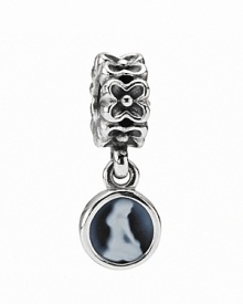 Celebrate your Zodiac sign with PANDORA's ethereal agate cameo charm. Celebrate your Zodiac sign with PANDORA's ethereal agate cameo charm.