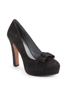 THE LOOKPoint toeSumptuous suedePadded insoleTHE FITSelf-covered wedge 4 (100mm)Self-covered platform, ½ (15mm)Compares to a 3½ heel (90mm)THE MATERIALSuede upperLeather lining and soleORIGINImported THE LOOKPoint toeSumptuous suedePadded insoleTHE FITSelf-covered wedge 4 (100mm)Self-covered platform, ½ (15mm)Compares to a 3½ heel (90mm)THE MATERIALSuede upperLeather lining and soleORIGINImported