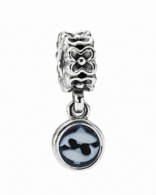 Celebrate your Zodiac sign with PANDORA's ethereal agate cameo charm. Celebrate your Zodiac sign with PANDORA's ethereal agate cameo charm.