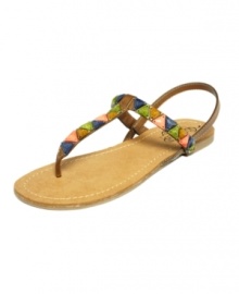 The shoe you wear when all is well. Unlisted's Pop Paradise flat thong sandals slip on easily and feature the prettiest beaded details. The shoe you wear when all is well. Unlisted's Pop Paradise flat thong sandals slip on easily and feature the prettiest beaded details.