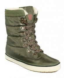 Sport a streetwise edge. The Cream Puff booties by Keds can be laced up high or folded over for a slouchy look that's perfect with jeans. Sport a streetwise edge. The Cream Puff booties by Keds can be laced up high or folded over for a slouchy look that's perfect with jeans.