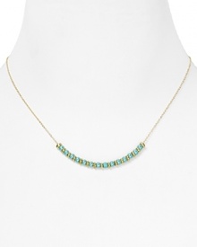 Simple layered necklaces are so right now. Make the look yours with this gold-plated style from Vanessa Mooney, accented by delicate glass beads. Simple layered necklaces are so right now. Make the look yours with this gold-plated style from Vanessa Mooney, accented by delicate glass beads.