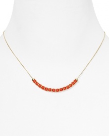 Simple layered necklaces are so right now. Make this look yours with this gold-plated style from Vanessa Mooney, accented by delicate glass beads. Simple layered necklaces are so right now. Make this look yours with this gold-plated style from Vanessa Mooney, accented by delicate glass beads.