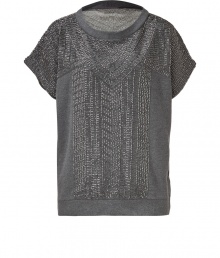 Shimmering and chic, Day Birger et Mikkelsens beaded top is a cool way to add an understated edge of glamour to your effortless casual look - Round neckline, short dolman sleeves, fine ribbed trim - Easy straight fit - Team with form-fitting trousers, ankle boots and a statement scarf Shimmering and chic, Day Birger et Mikkelsens beaded top is a cool way to add an understated edge of glamour to your effortless casual look - Round neckline, short dolman sleeves, fine ribbed trim - Easy straight fit - Team with form-fitting trousers, ankle boots and a statement scarf
