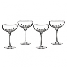 A special edition celebrating the 60th anniversary of Waterford Crystal's Lismore pattern, this glamourous saucer champagne flute set comes packaged in an elegant presentation case and sleeve. A special edition celebrating the 60th anniversary of Waterford Crystal's Lismore pattern, this glamourous saucer champagne flute set comes packaged in an elegant presentation case and sleeve.
