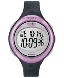 Feminine styling with functions needed by athletes everywhere: an Ironman watch by Timex. Feminine styling with functions needed by athletes everywhere: an Ironman watch by Timex.