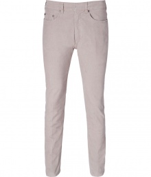 The classic corduroy gets a high style kick with this edgy-cool take from Neil Barrett - Five-pocket styling, straight leg, extra side pocket at thigh, slim fit - Pair with a cashmere pullover and a leather jacket The classic corduroy gets a high style kick with this edgy-cool take from Neil Barrett - Five-pocket styling, straight leg, extra side pocket at thigh, slim fit - Pair with a cashmere pullover and a leather jacket