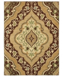 An intricately layered floral and scalloped design creates a striking composition upon this Andora area rug from Shaw Living, reviving lush traditional patterns for the modern floor. Its ultra-durable and supremely soft EverTouch® nylon is meticulously dyed for brilliant color recognition. An intricately layered floral and scalloped design creates a striking composition upon this Andora area rug from Shaw Living, reviving lush traditional patterns for the modern floor. Its ultra-durable and supremely soft EverTouch® nylon is meticulously dyed for brilliant color recognition.