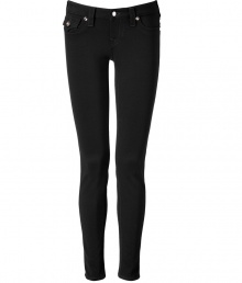 Bring downtown-inspired edge to your cocktail-ready separates with these Swarovski crystal embellished skinny jeans from True Religion - Five pocket styling, crystal rivet details, distinctive logo back pockets, ultra-skinny legs - Wear with a billowy blouse, a cropped denim jacket and wedge heels Bring downtown-inspired edge to your cocktail-ready separates with these Swarovski crystal embellished skinny jeans from True Religion - Five pocket styling, crystal rivet details, distinctive logo back pockets, ultra-skinny legs - Wear with a billowy blouse, a cropped denim jacket and wedge heels