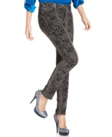 An update to the printed-denim trend, these Else Jeans python-print corduroys are super fierce for a fashion-forward fall look! An update to the printed-denim trend, these Else Jeans python-print corduroys are super fierce for a fashion-forward fall look!