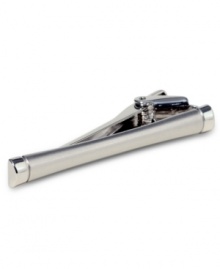 Raise the bar: Accessorize with a slim palladium tie clip from Geoffrey Beene. Raise the bar: Accessorize with a slim palladium tie clip from Geoffrey Beene.